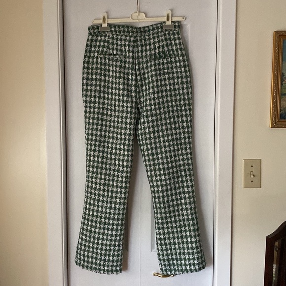 🤍💚NWT Gorgeous Bold Kelly Green Shepherd Check Print Suit Jacket and Pants💚🤍 - Picture 6 of 6